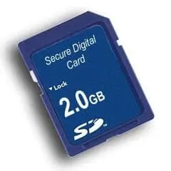 SD Secure Digital minneskort 2GB